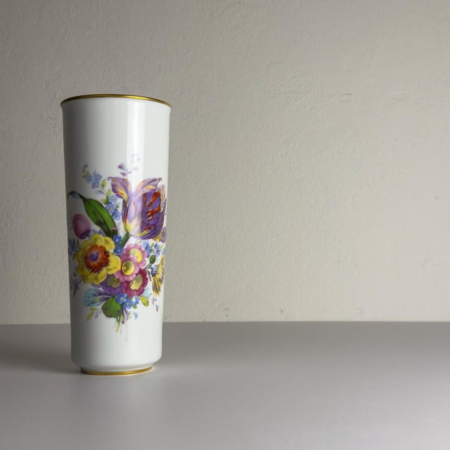 Vintage Porcelain Vase, Limoges, France, 1970s For Sale - Image 10 of 18