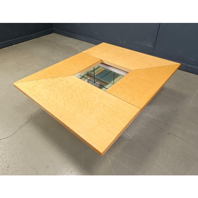 Beige Vintage Ash Coffee Table by Paul Michel, 1970s For Sale - Image 8 of 13