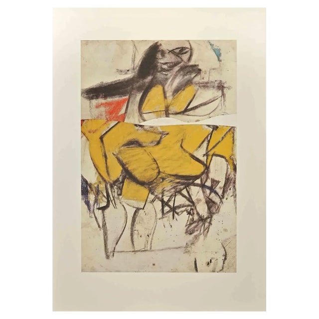 Willem De Kooning, Woman, Offset and Lithograph, 1985 For Sale