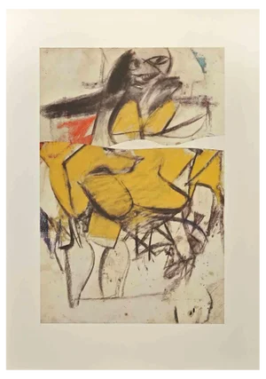 Willem De Kooning, Woman, Offset and Lithograph, 1985
