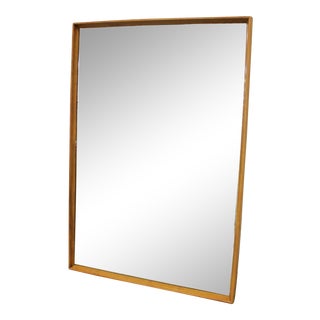 Mid-Century Modern Heywood Wakefield Champagne Mirror For Sale