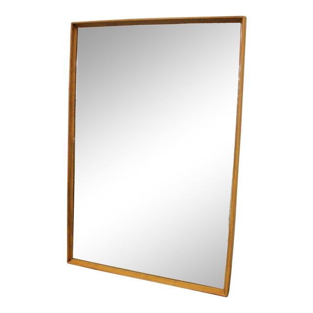 Mid-Century Modern Heywood Wakefield Champagne Mirror For Sale