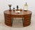 Gorgeous burr walnut oval partners desk in the Victorian manner This is a true partners desk with drawers on both sides so...