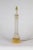 Early 20th Century Tall Alabaster Column Lamp W/ Gilded Base For Sale - Image 10 of 10