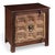 A striking fusion of vintage charm and practical storage, this handcrafted cabinet transforms any space with authentic...