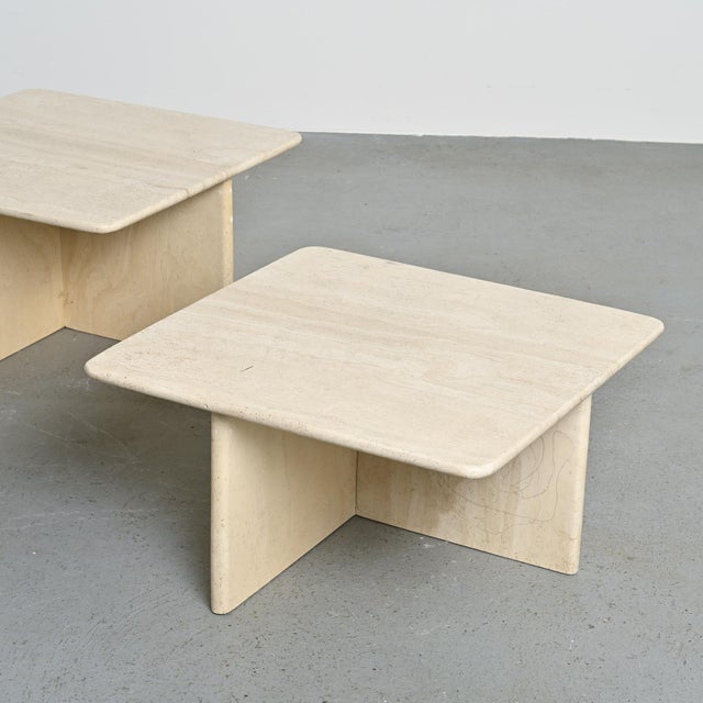 Nesting Tables in Travertine, Italy, 1970s, Set of 3 For Sale - Image 12 of 18