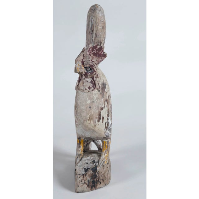 Folk Art Vintage European Folk Art Cockerel, Early 20th Century For Sale - Image 3 of 10