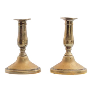 Circa 18th Century Dutch Candlesticks, a Pair For Sale