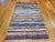 Late 20th Century Vintage Moroccan Boucherouite Shag Area Rug, Handwoven Wool, Stripe, 5' X 7' For Sale - Image 5 of 11