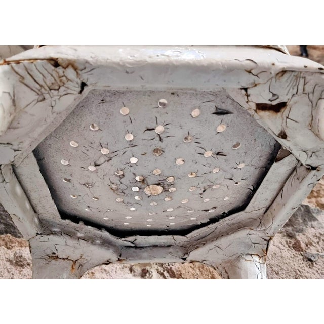 French Industrial Metal Stools by Multipl's, 1930s, Set of 6 For Sale - Image 14 of 15