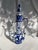 Chinese Mid 20th Century Blue & White Dragon Ewer With Yongzheng Mark – Tall Lidded Chinese Porcelain Pitcher For Sale - Image 3 of 16