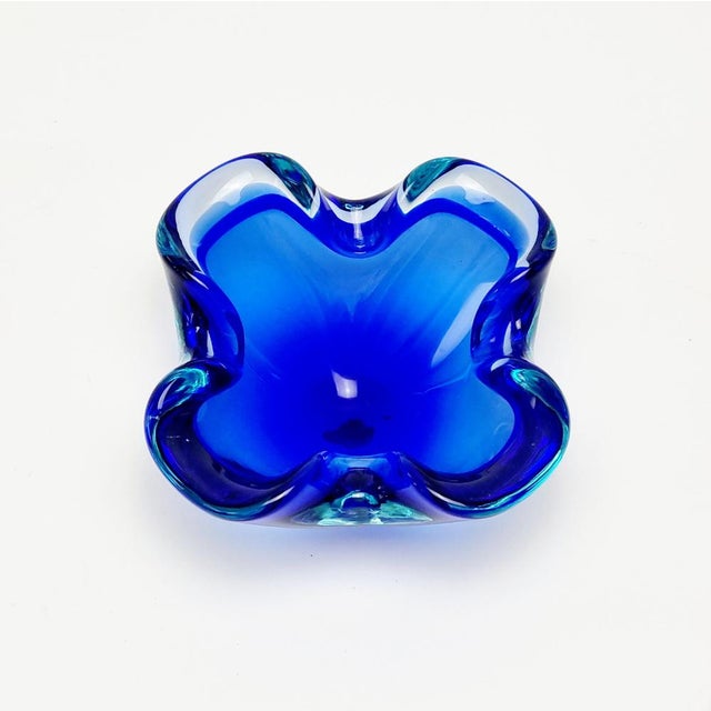 1960s Sommerso Murano Glass Ashtray, Italy, 1960s For Sale - Image 5 of 9