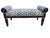 Cream Late 20th Century Lewis Mittman Neoclassical Regency Mahogany Bench With Leopard Upholstery For Sale - Image 8 of 17