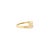 Not Yet Made - Made To Order Contemporary Diamond Bypass Ring in 14k Yellow Gold Size 6 For Sale - Image 5 of 10