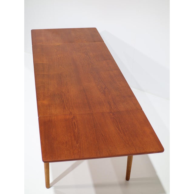 AT-305 Drop-Leaf Desk in Teak and Oak from Hans J. Wegner, Denmark, 1950s For Sale - Image 15 of 18