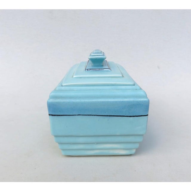 1920s Art Deco Ceramic Pastry Tin, 1920s For Sale - Image 5 of 17