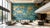 Chinese 36" * H108"/Panel * 5ps, Mustard-Yellow a Thousand Li of Rivers and Mountains Wallpaper, Chinese-Style Wallpaper Mural, 5 Panels For Sale - Image 3 of 8