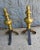 Early 20th Century 20th Century Empire Sryle Cast Brass Figural Chenets, Pair For Sale - Image 5 of 6