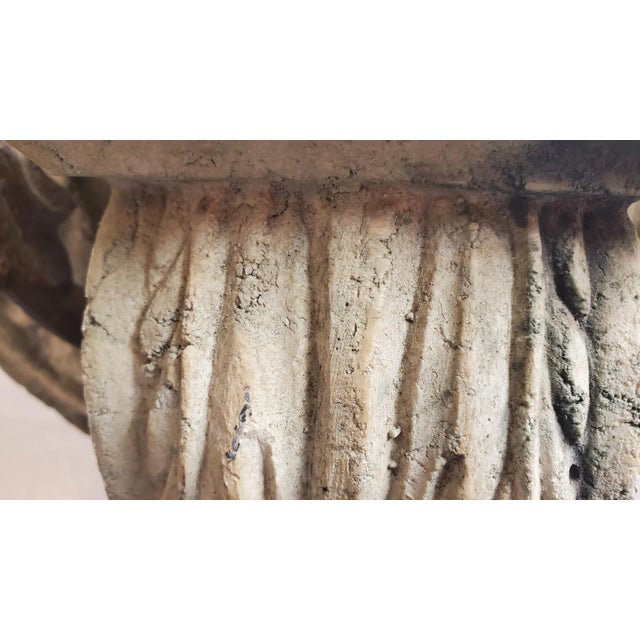 Metal Mid Century Hanging Iron & Composite Pendant For Sale - Image 7 of 13