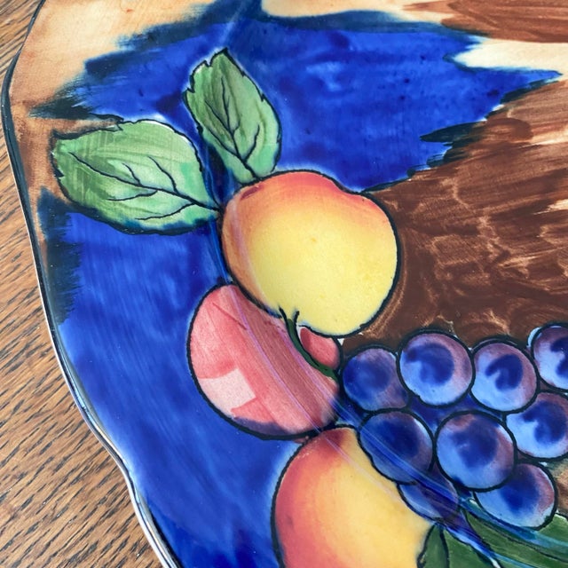 1930s H & K Tunstall Autumn Luncheon Plate - Made in England For Sale - Image 5 of 6