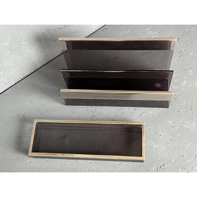 Gabriella Crespi Gabriella Crespi - Desk 70's Set For Sale - Image 4 of 10