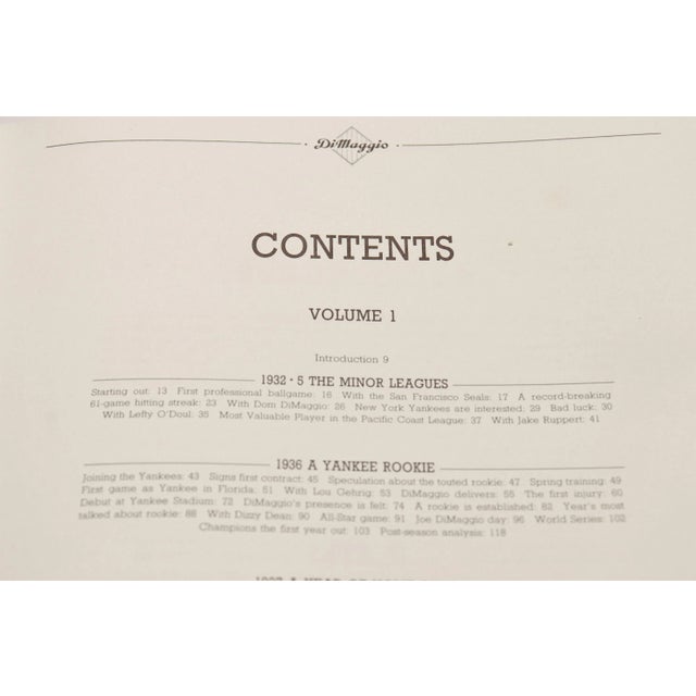 The DiMaggio Albums - Two Volume Set 1989 For Sale - Image 4 of 7