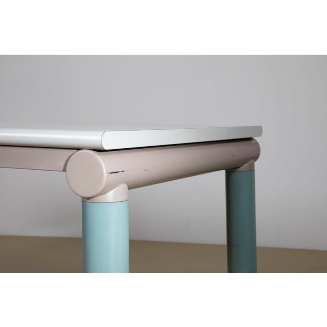 Metal Icarus Table by Ettore Sottsass and Michele De Lucchi for Olivetti, Italy, 1982 by Ettore Sottsass For Sale - Image 7 of 10