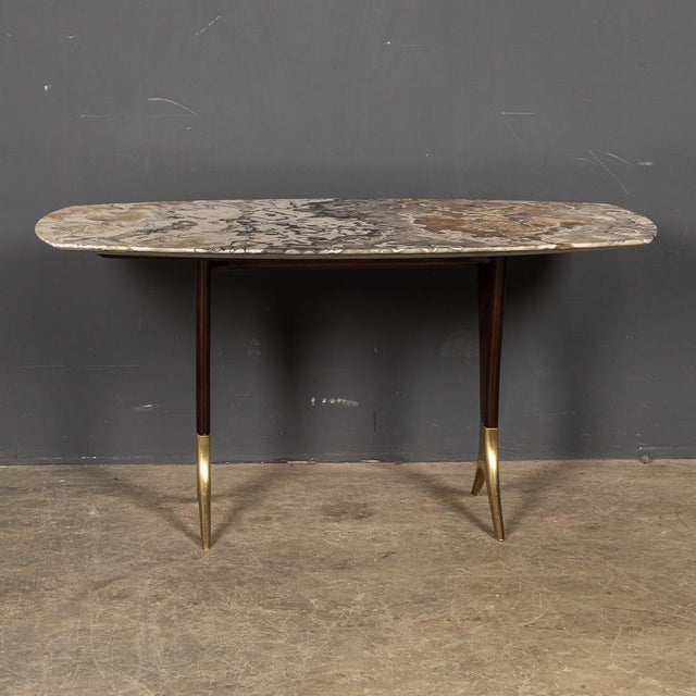 20th Century Italian Marble Coffee Table, 1950s For Sale - Image 6 of 17