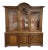Antique Renaissance Carved Oak Bookcase or Breakfront For Sale