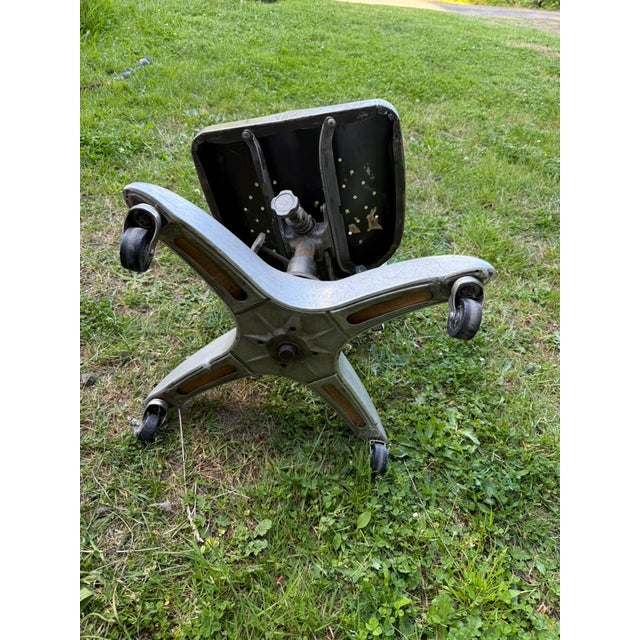 GoodForm Vintage GoodForm Industrial Adjustable Swivel Chair For Sale - Image 4 of 5