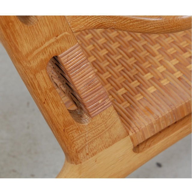 CH-27 Lounge Chair in Oak by Hans Wegner for Carl Hansen & Søn, 1960s For Sale - Image 16 of 18