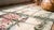 1930s Beige Floral Medallion Hank Knotted Pile Antique American Hooked Rug 3'0" X 5'1" Wool Carpet For Sale In New York - Image 6 of 7