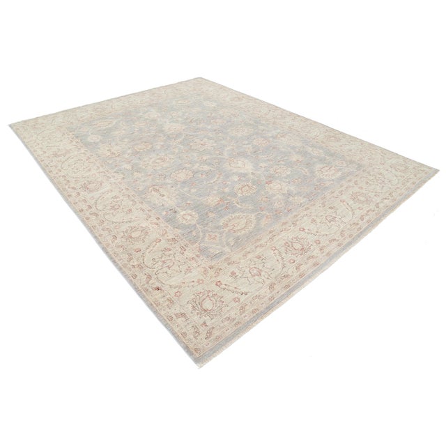 2020s Pasargad DC Ivory Color Hand Knotted Farahan Rug For Sale - Image 5 of 5