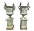 Early 20th Century Monumental Bronze Urn Planters Figural French - A Pair For Sale - Image 5 of 12
