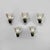 Italian mid-century modern wall lamps lp5 dominioni for azucena, 1960s set of five wall lamps model lp5 featuring a molded...