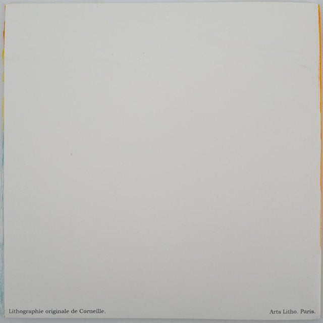 Guillaume Corneille, Couple with Birds, 2001, Original Lithograph For Sale - Image 4 of 7