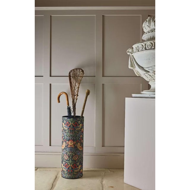 A lovely addition to any home, this stylish and durable tapestry umbrella stand is constructed from metal and covered in...