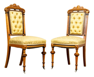 Gründerzeit-Style Salon Chairs, Set of 2