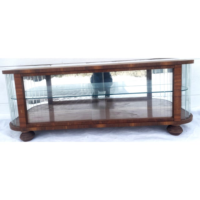 Mid-20th Century Display Case with Sliding Glass Panes, 1962 For Sale - Image 14 of 14