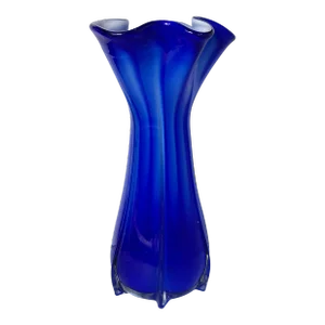 Vintage 1960s Italian Archimede Seguso Murano Glass Vase