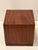 Brown Mid Century Modern Pair of Walnut Cube End Tables For Sale - Image 8 of 12