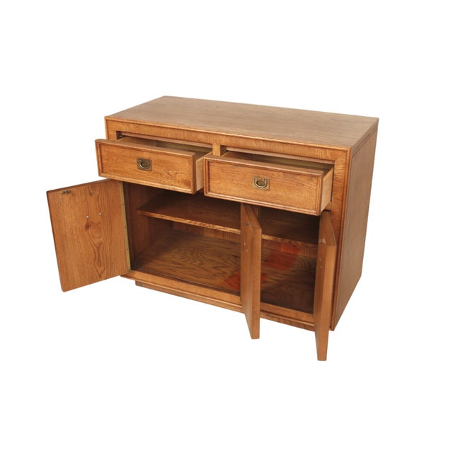 Mid-Century Modern American of Martinsville Campaign Server For Sale - Image 3 of 11