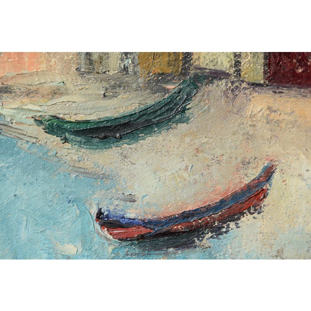 Ludwig Straub, Gemälde, 1958, Oil Painting on Hardboard, Framed For Sale - Image 9 of 11