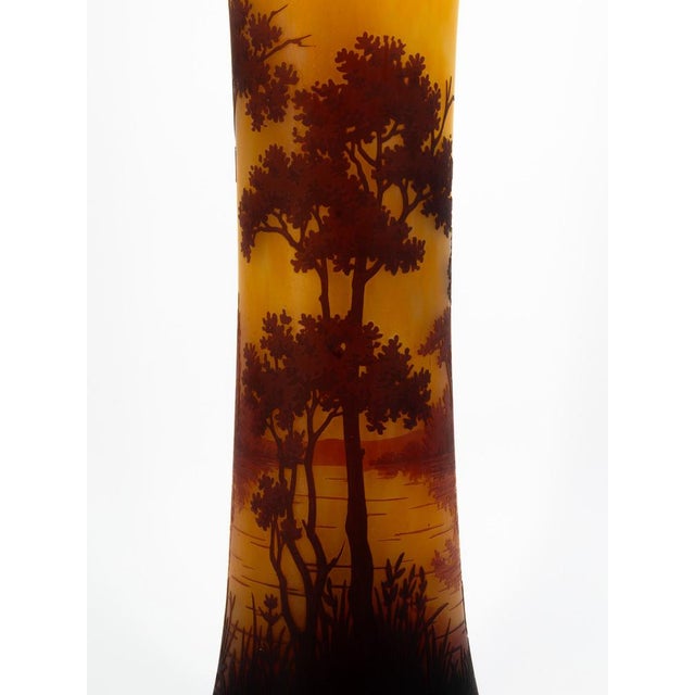 Art Nouveau Vase in Multilayered Glass from Daum Nancy, 1890s For Sale - Image 5 of 12