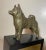 This vintage solid bronze Best Breed Norwegian Elkhound dog show trophy is a must-have for any dog memorabilia collector....