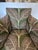 Traditional Federal Sheraton Inlaid & Newly Upholstered Armchairs -a Pair For Sale - Image 3 of 12