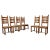 High Back Oak and Rush Dining Chairs, 1960s, Set of 6 For Sale - Image 10 of 10