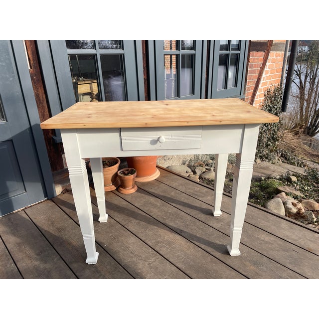 Antique Table in Fir, 1890s For Sale - Image 17 of 18