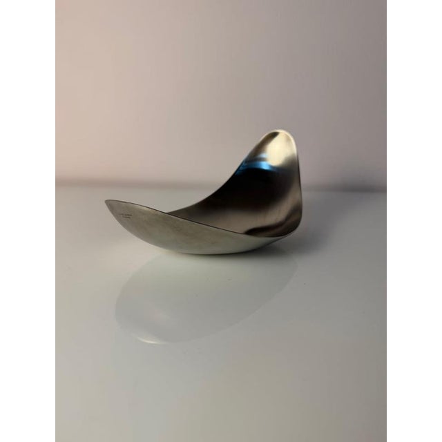 2000 - 2009 Leaf Medium Serving Bowl by Helle Damkjær for Georg Jensen For Sale - Image 5 of 11