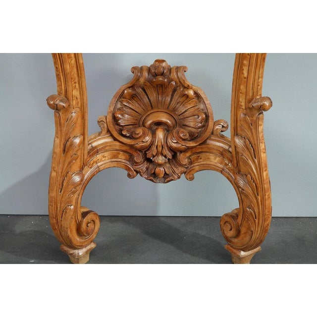 Louis XV-Style Console Tables with Marble Tops, Set of 2 For Sale - Image 12 of 18